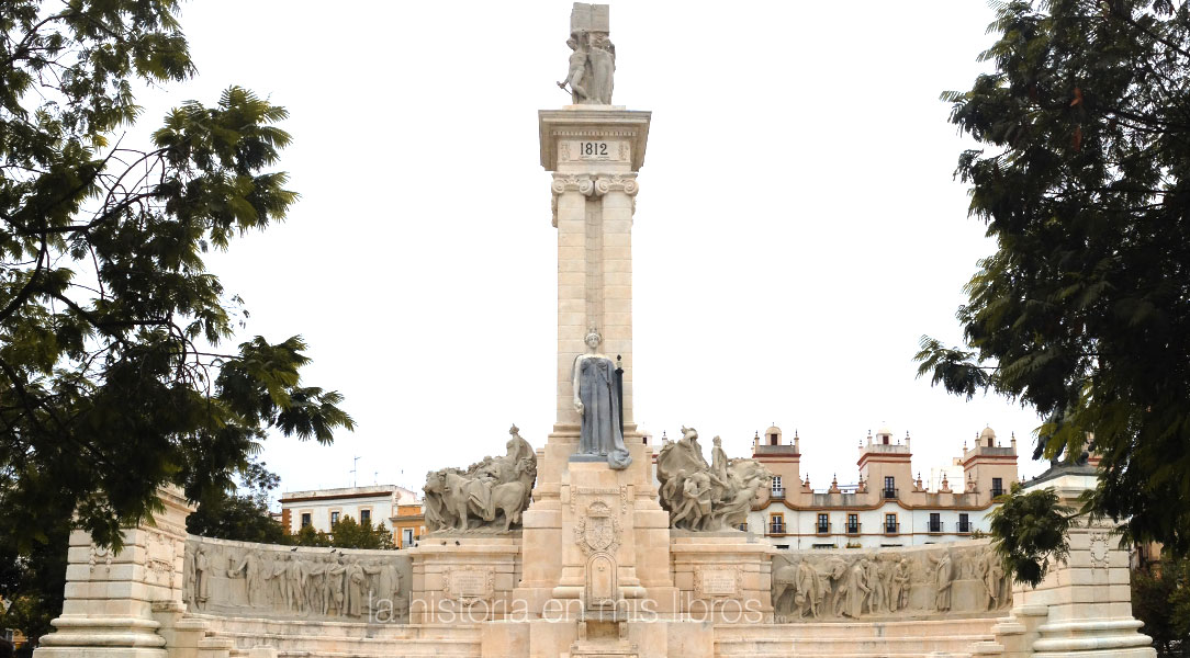 Monumento a las Cortes de Cádiz, en Cádiz.
